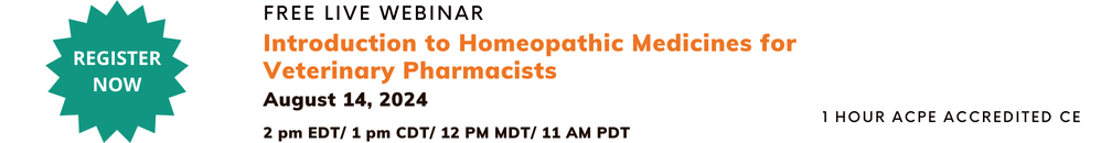 Homeopathy Webinar Banner