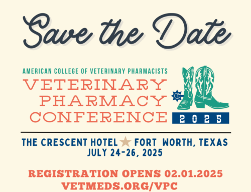 Save the Date for the 2025 Veterinary Pharmacy Conference!