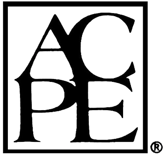 ACPE Logo — Black Letters Transparent Background