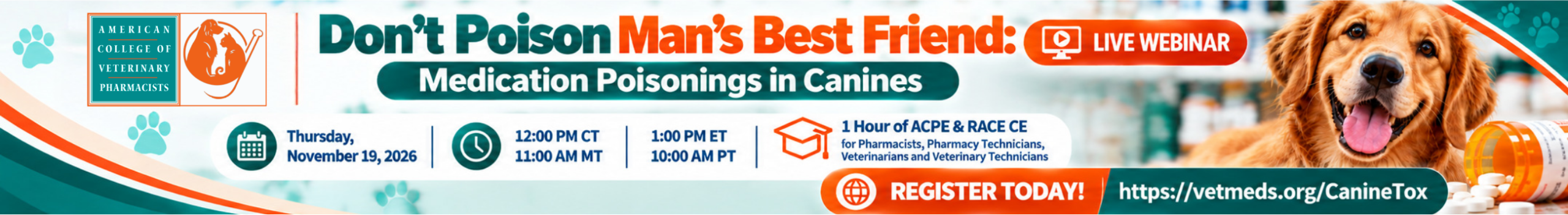 Don’t Poison Man’s Best Friend — Website Banner